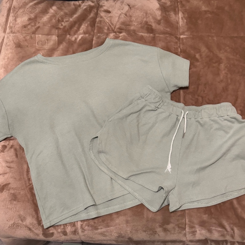 Green Lounge/Pajama Set